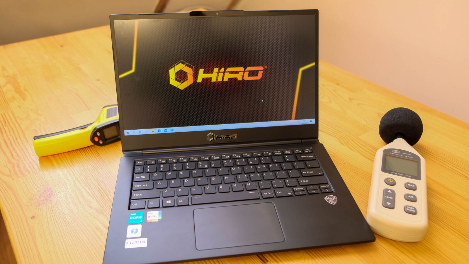 Hiro B140 laptop biznesowy z Intel i5-1135G7 dual channel recenzja test cyberbay (11